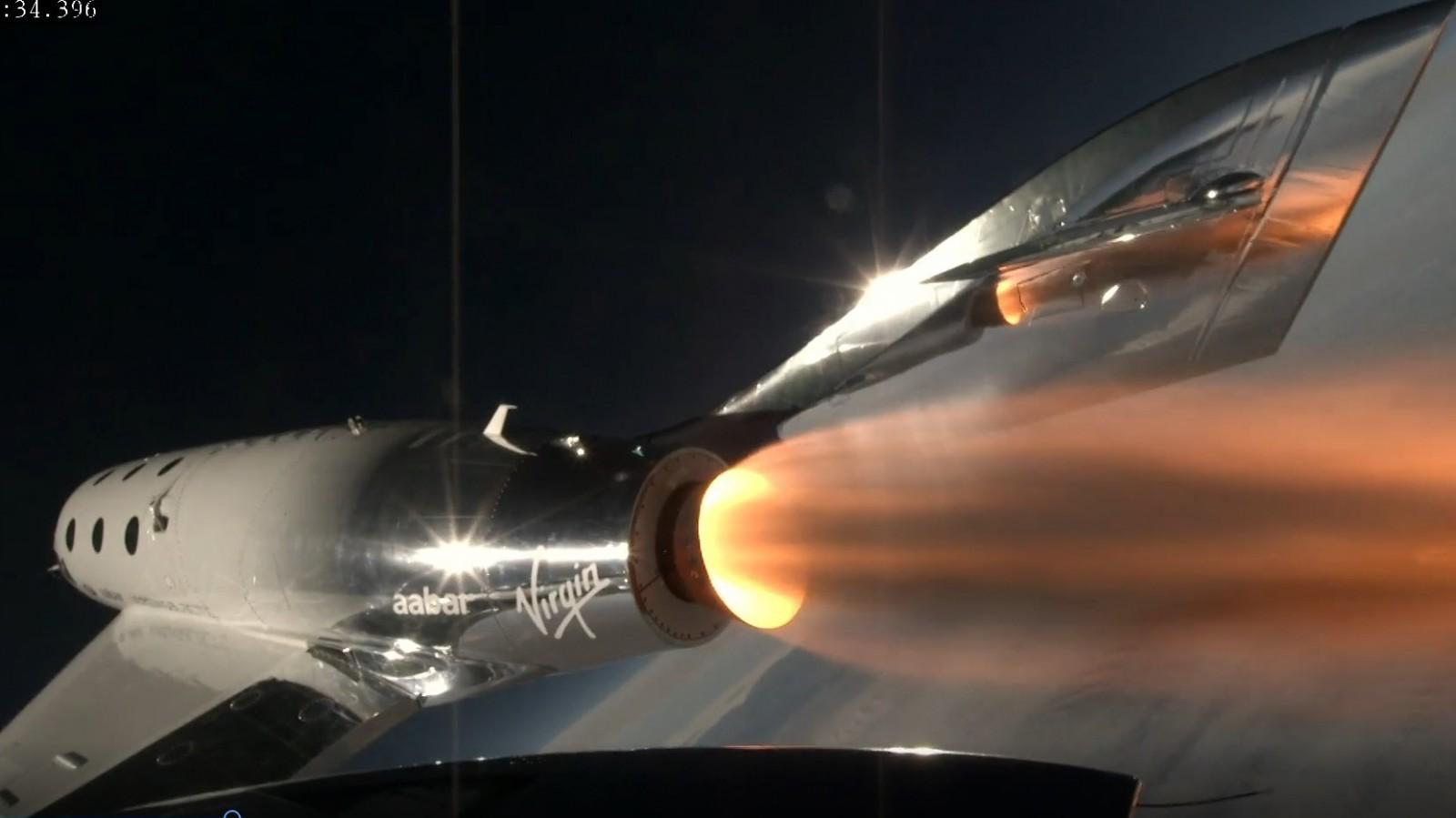 Virgin Galactic fires up