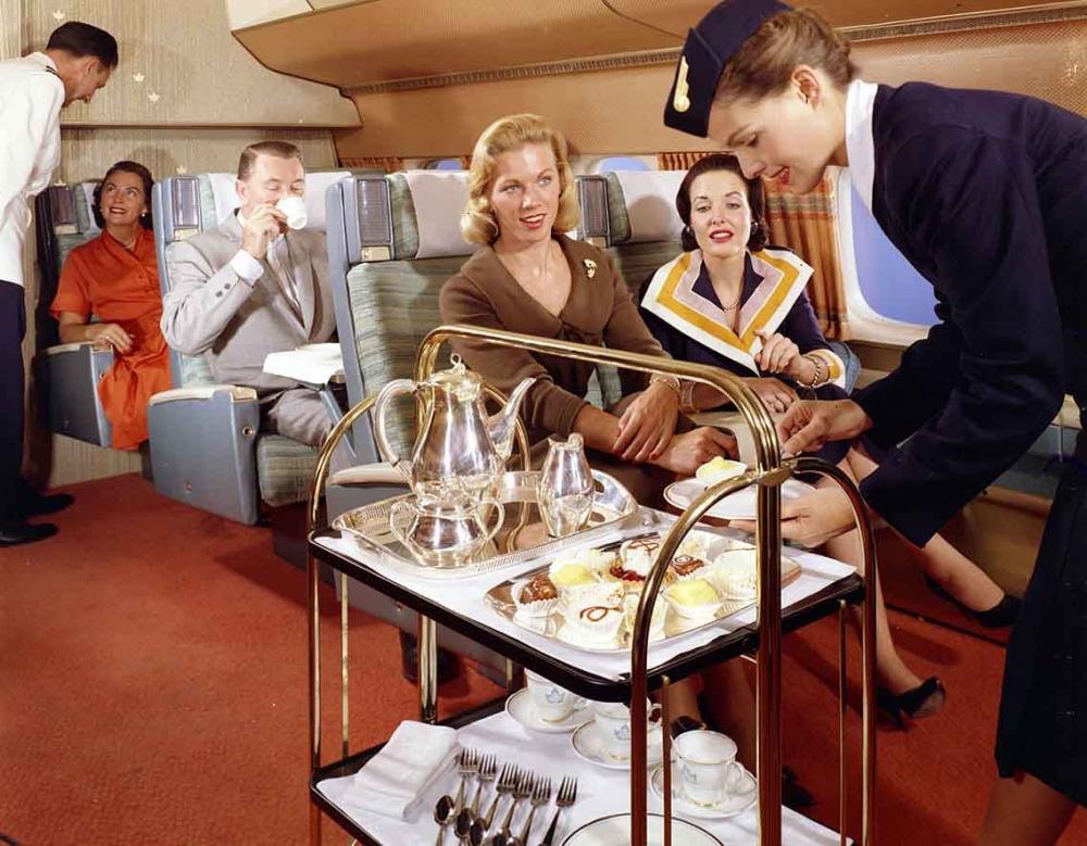 in-flight Entertainment in the 1950s